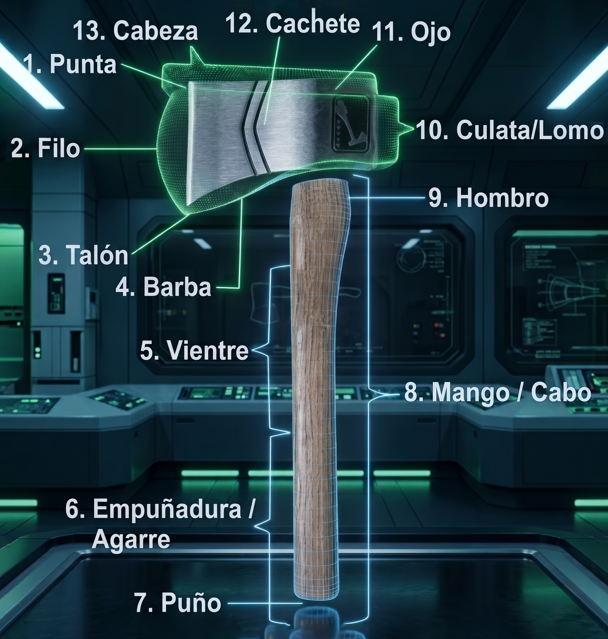 ANATOMÍA DEL HACHA